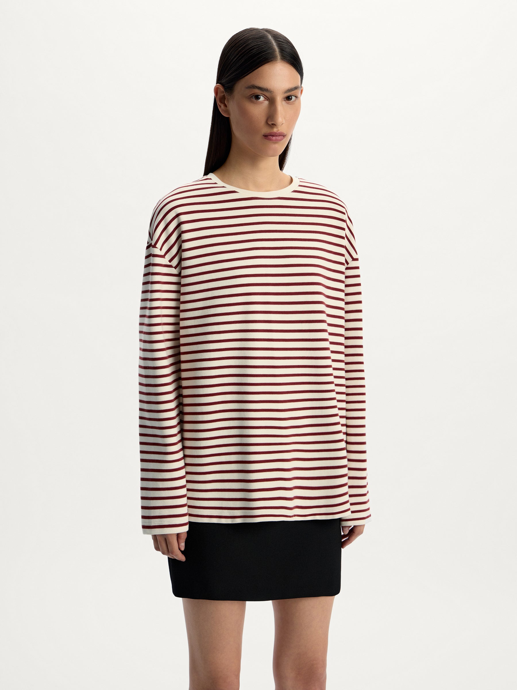 Pima cotton long-sleeve T-shirt