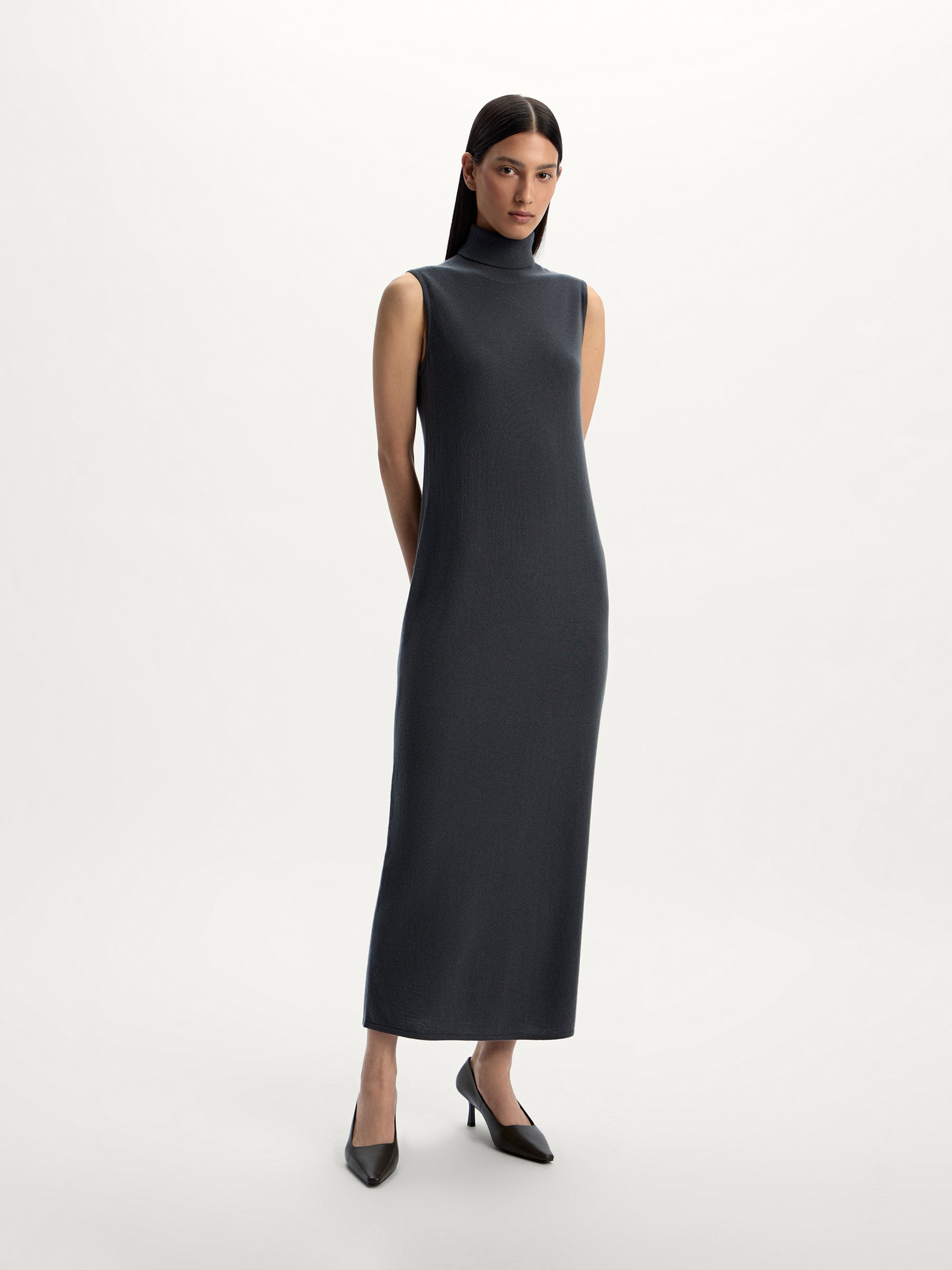 Wool-cashmere dress