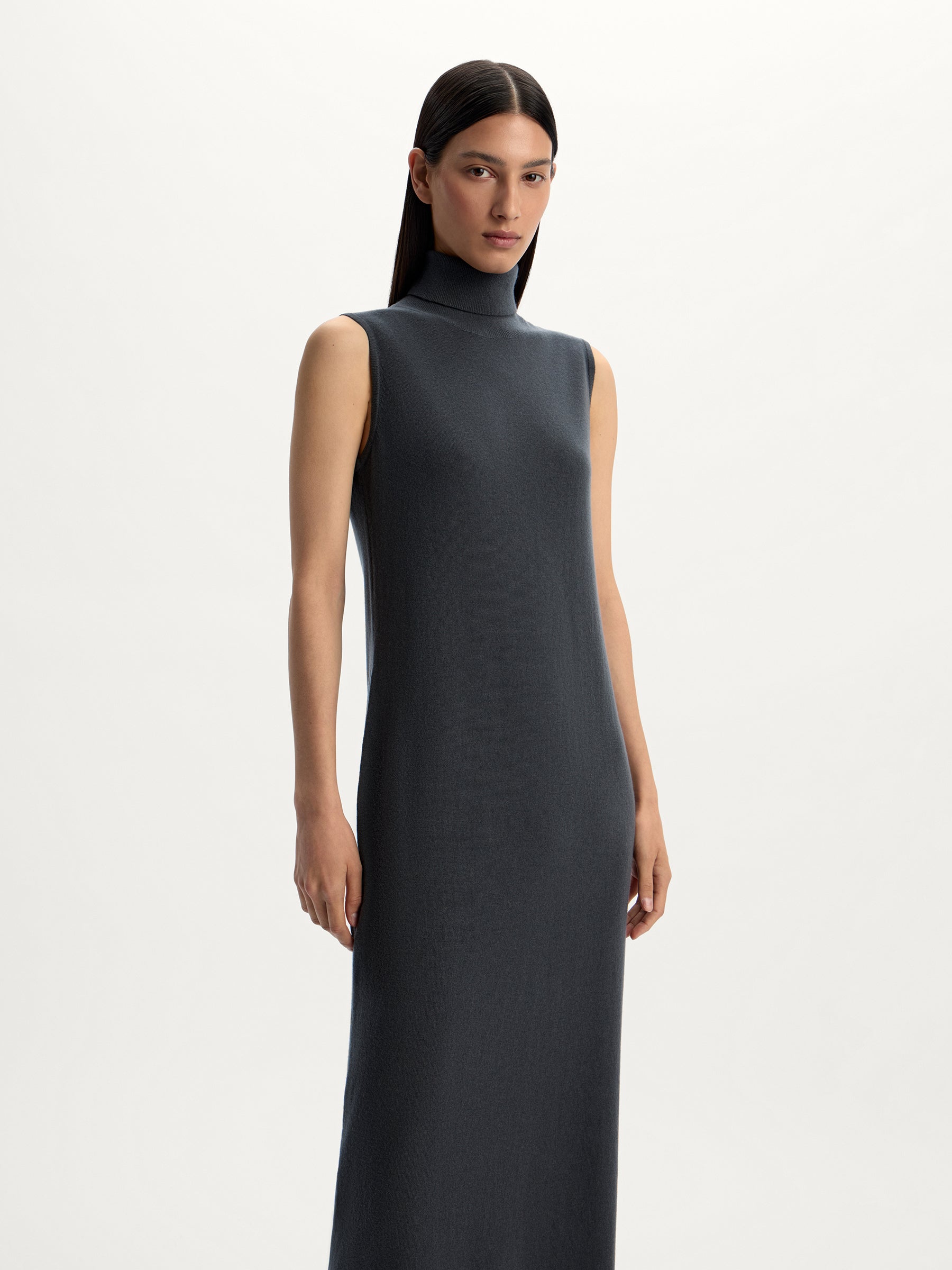 Wool-cashmere dress