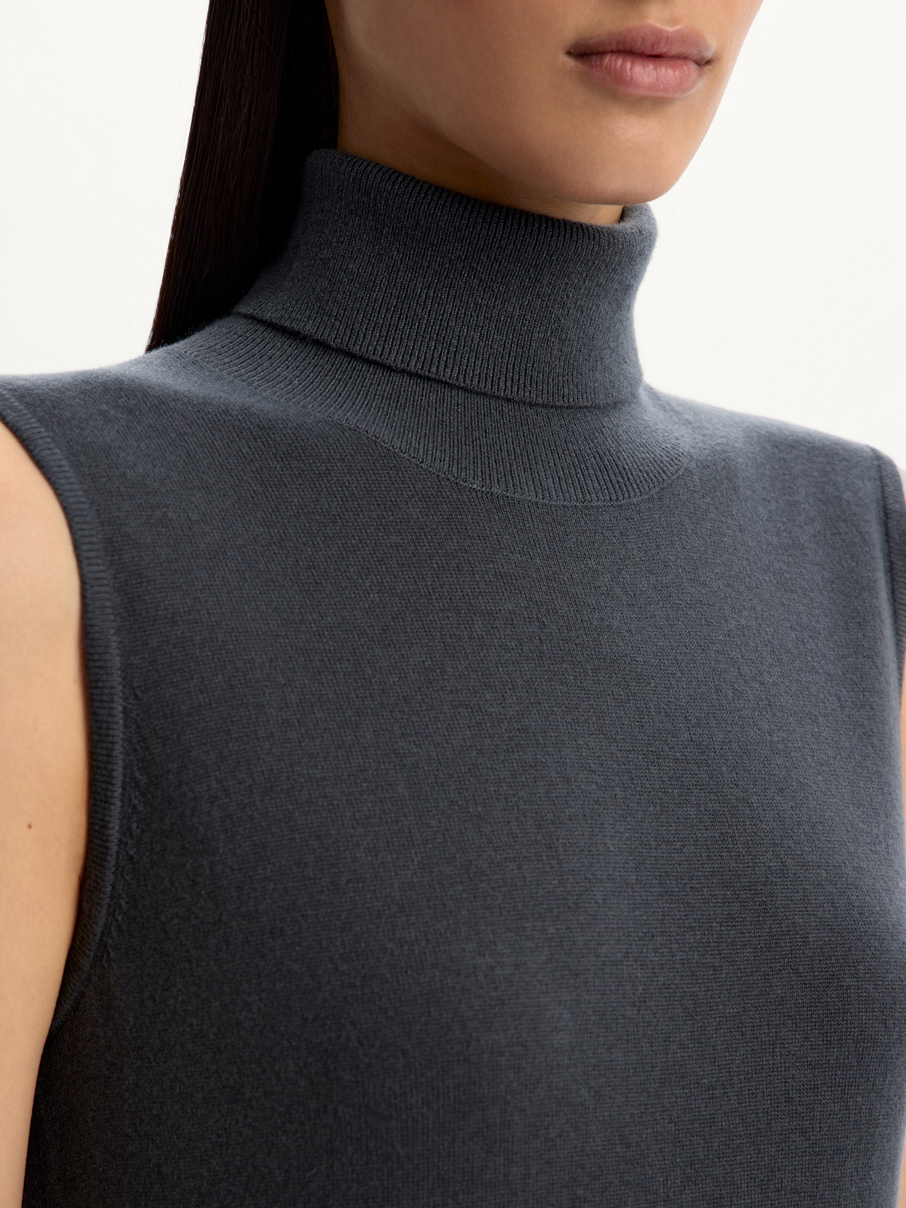 Wool-cashmere dress