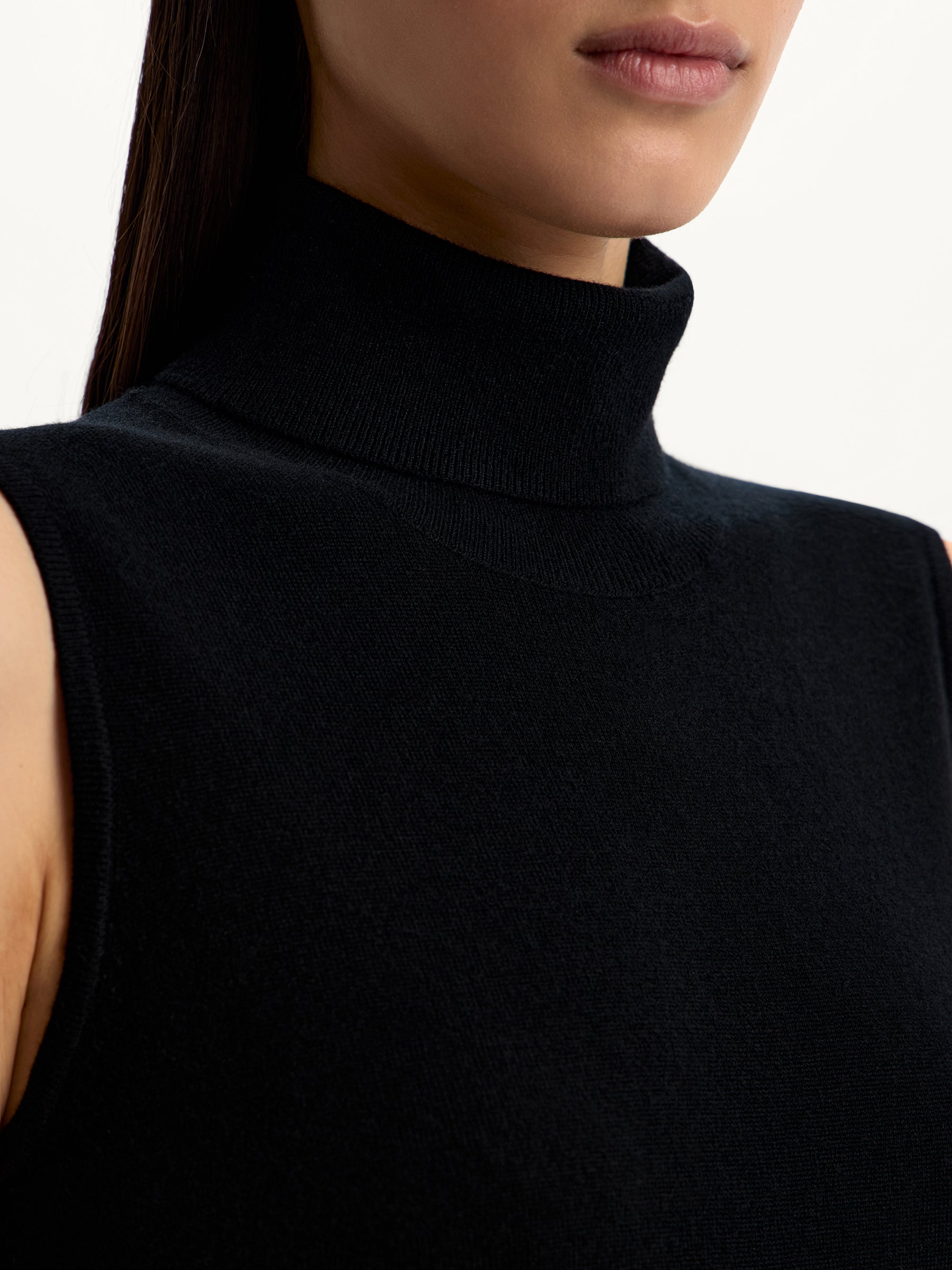 Wool-cashmere dress