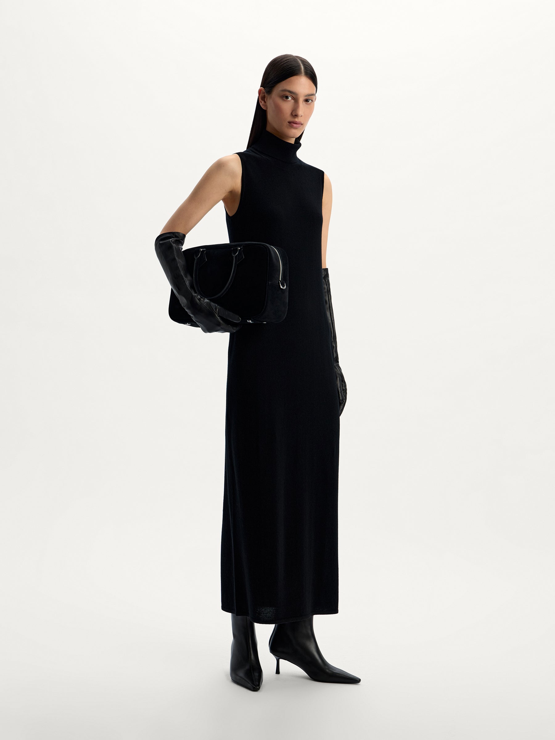 Wool-cashmere dress