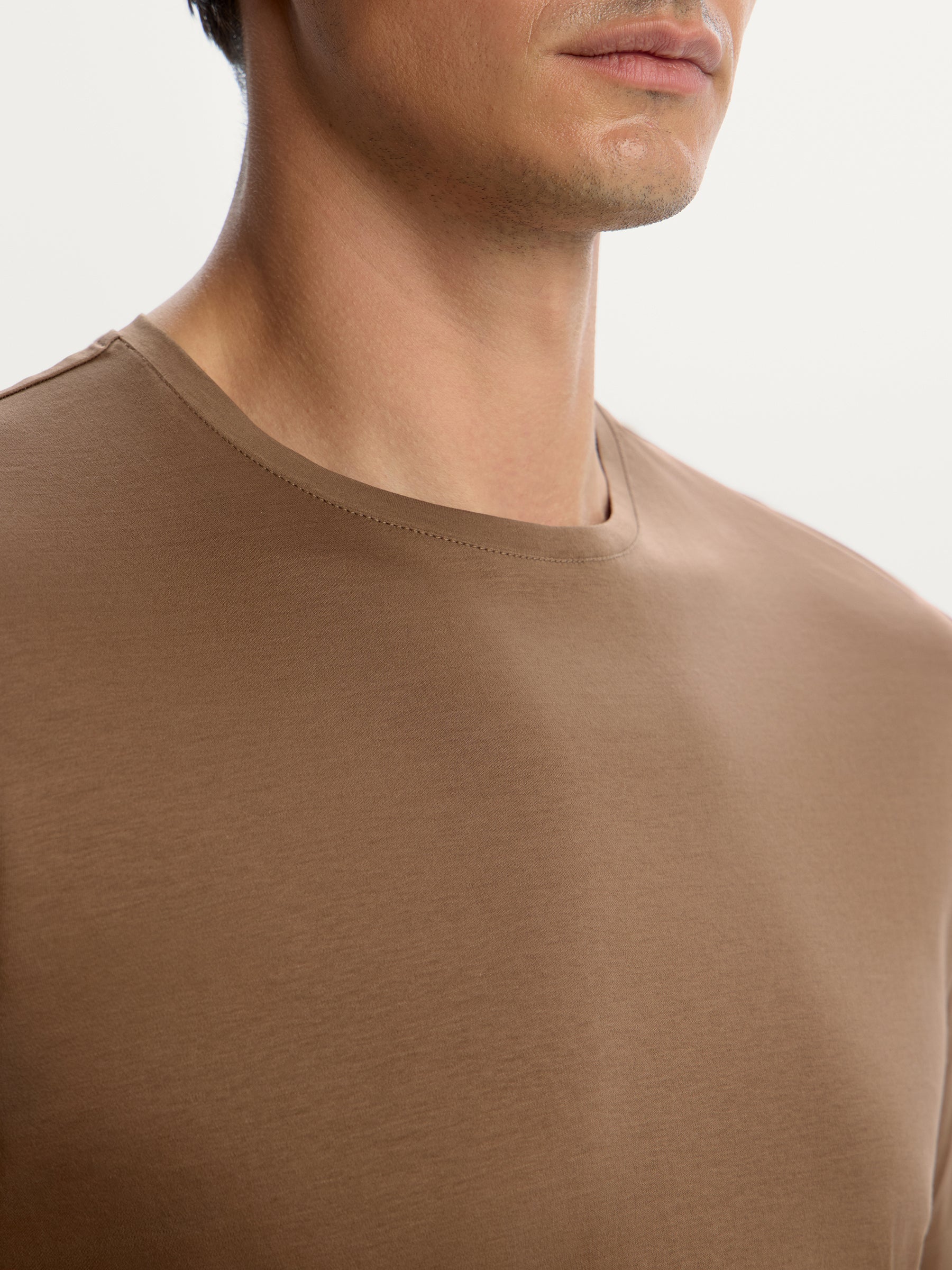 Mercerised cotton T-shirt