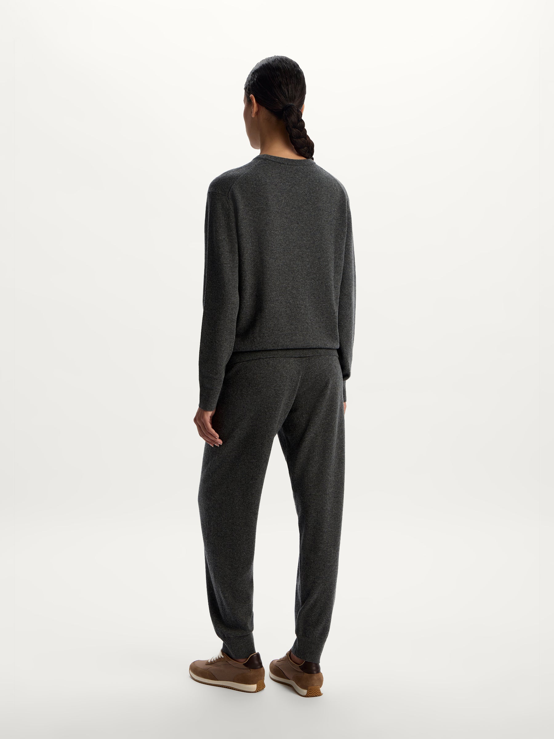 Wool-cashmere joggers