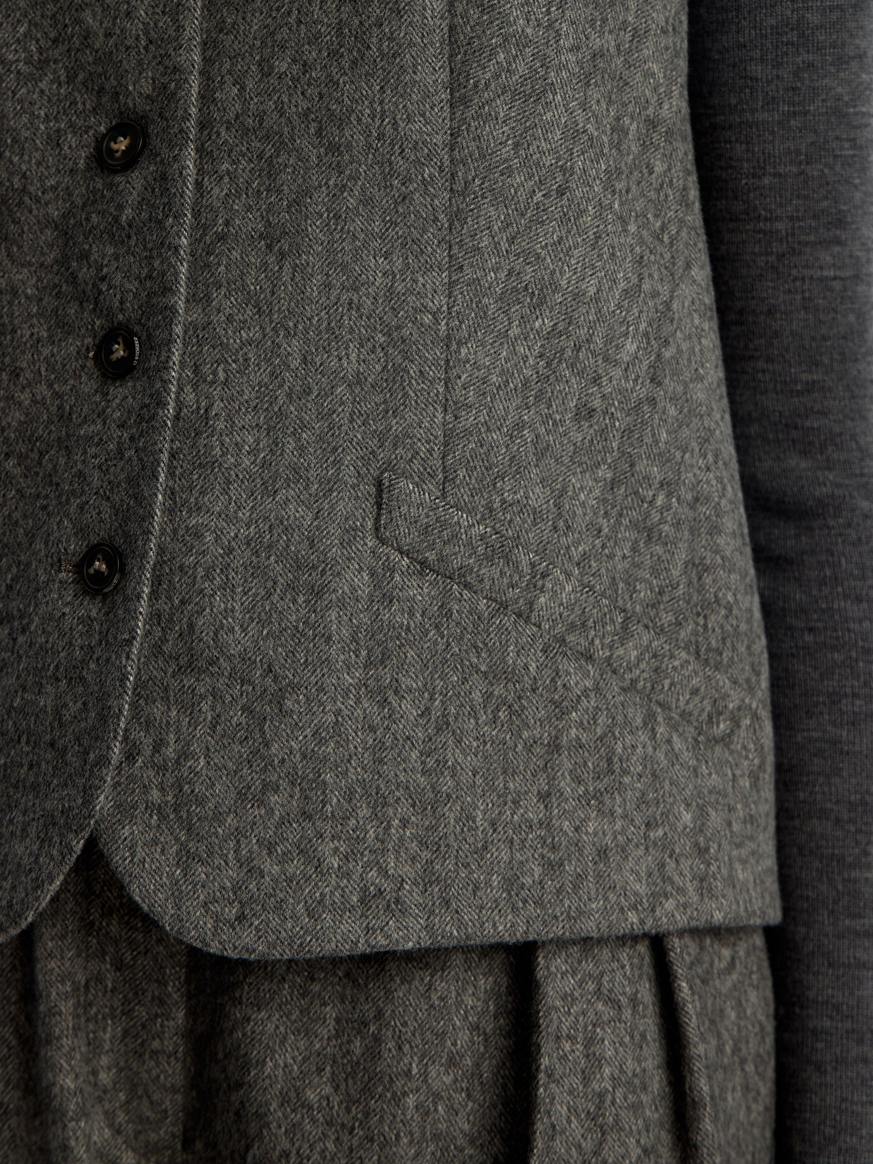 Wool-cashmere vest