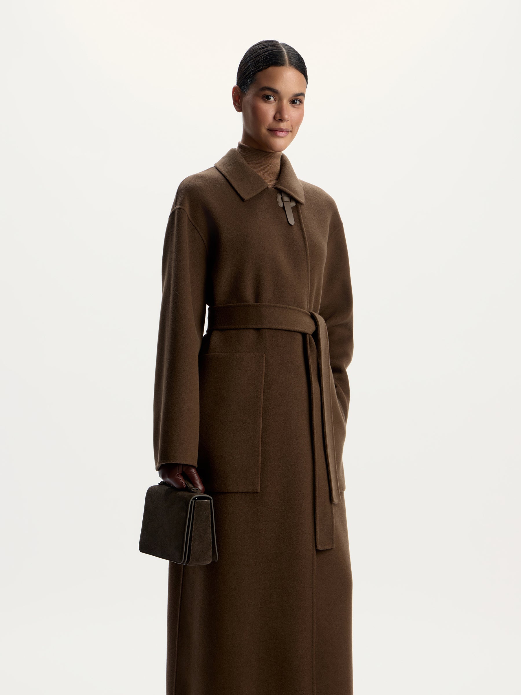 Wool-cashmere coat