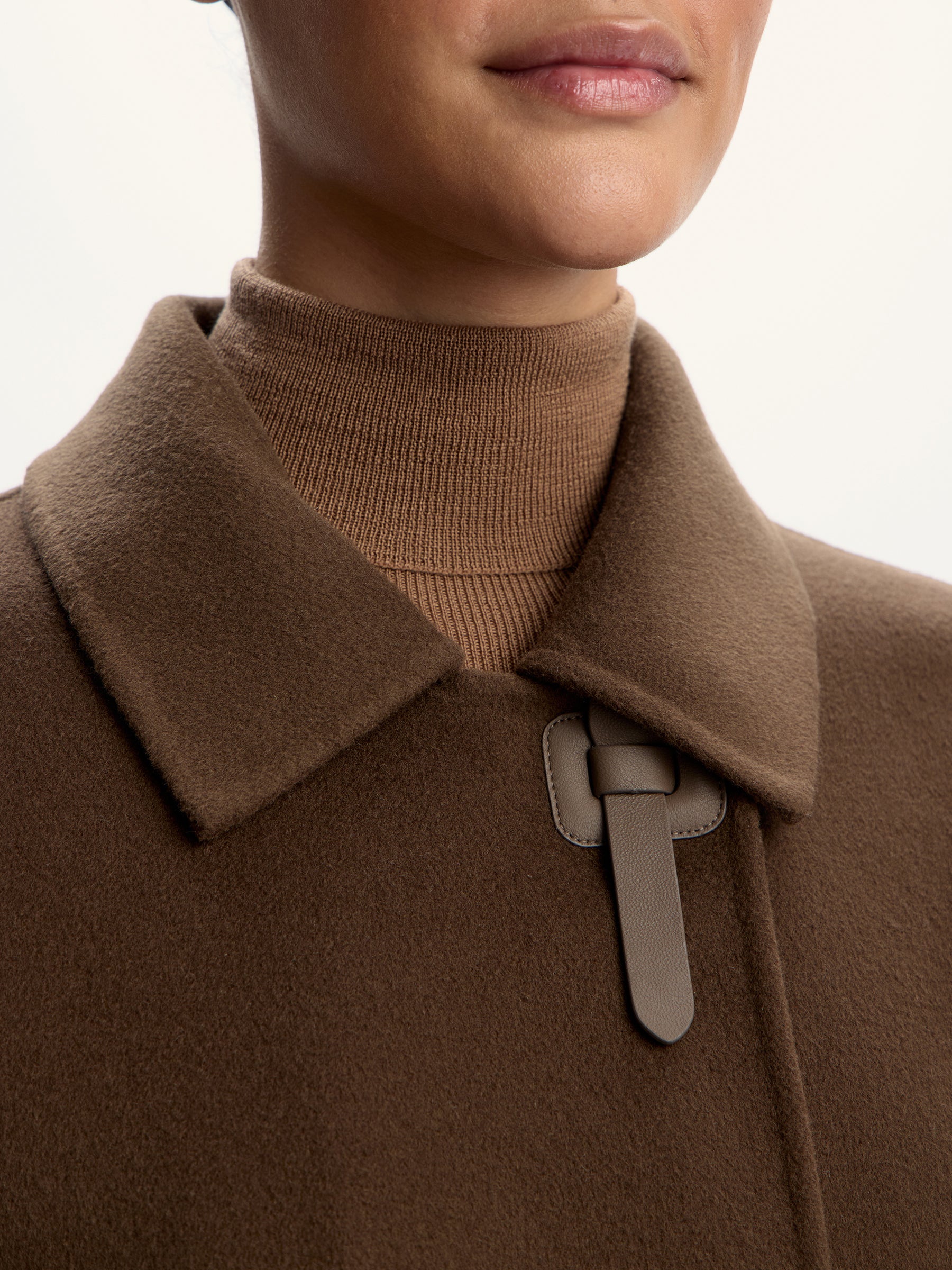 Wool-cashmere coat