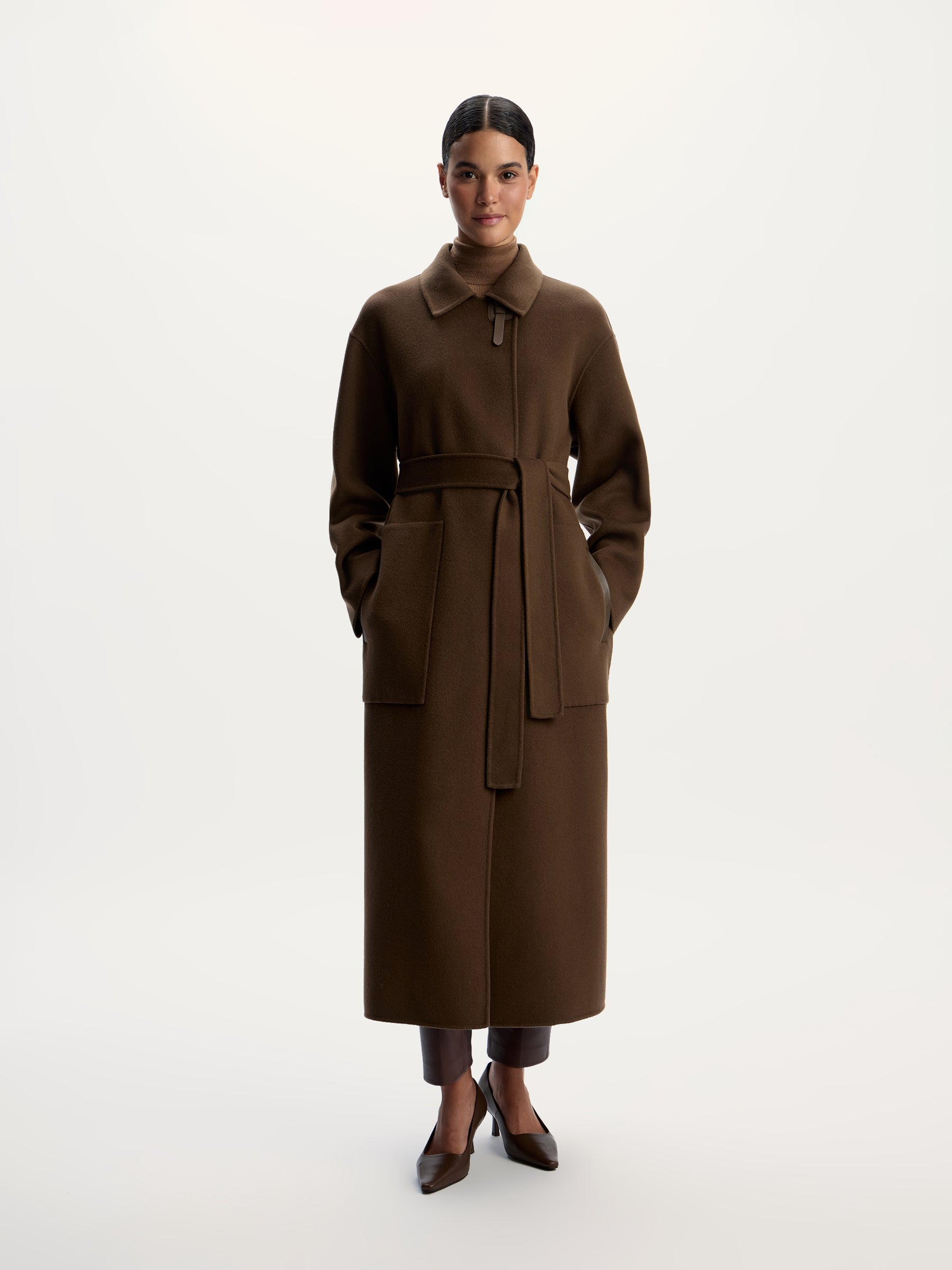 Wool-cashmere coat