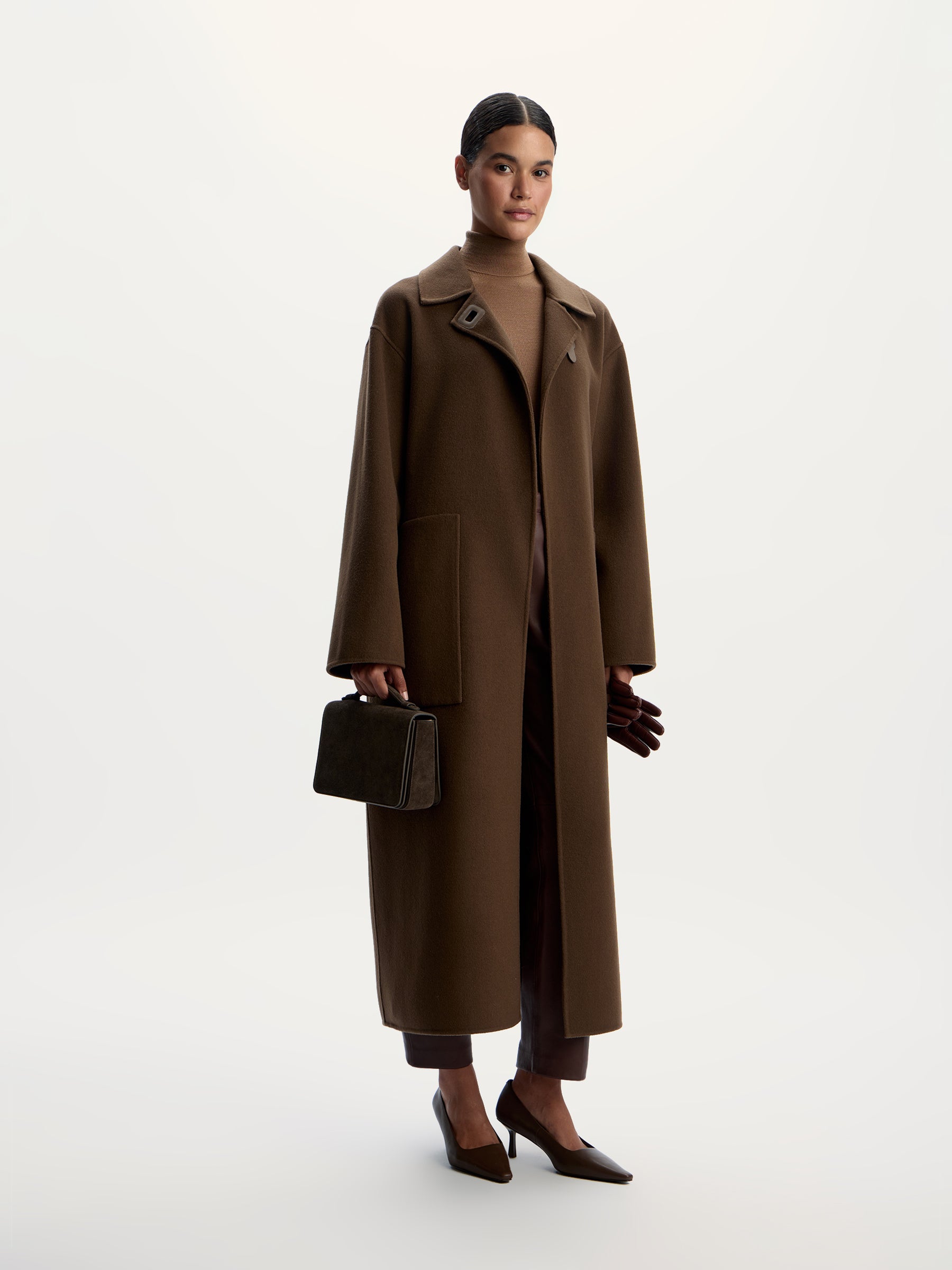 Wool-cashmere coat