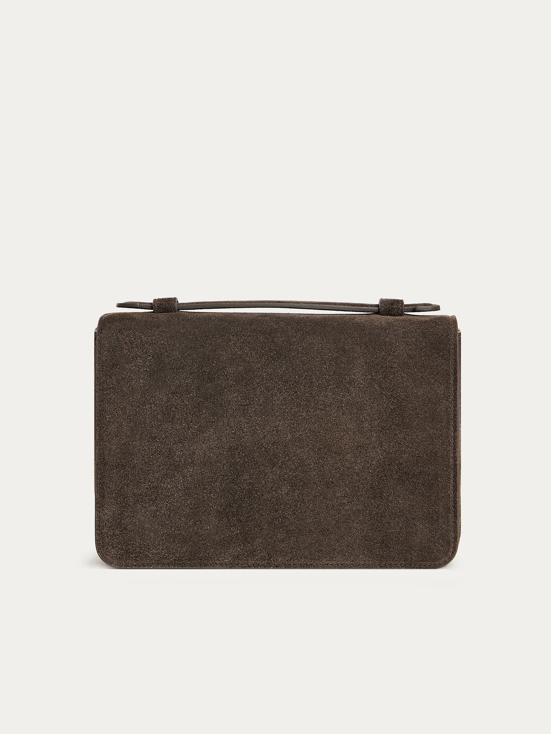 Suede cross-body bag