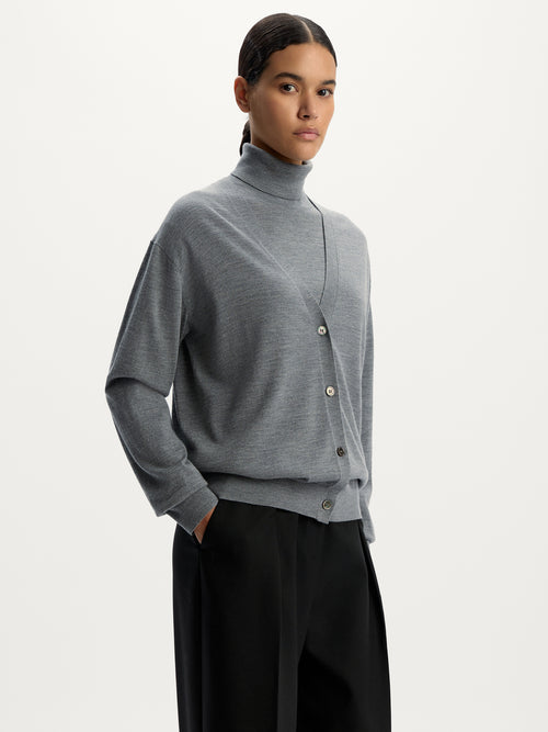 Merino V-neck cardigan