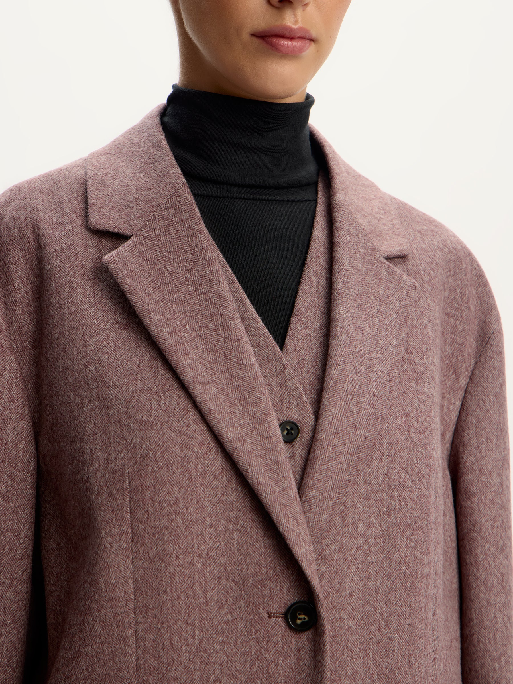 Wool-cashmere blazer