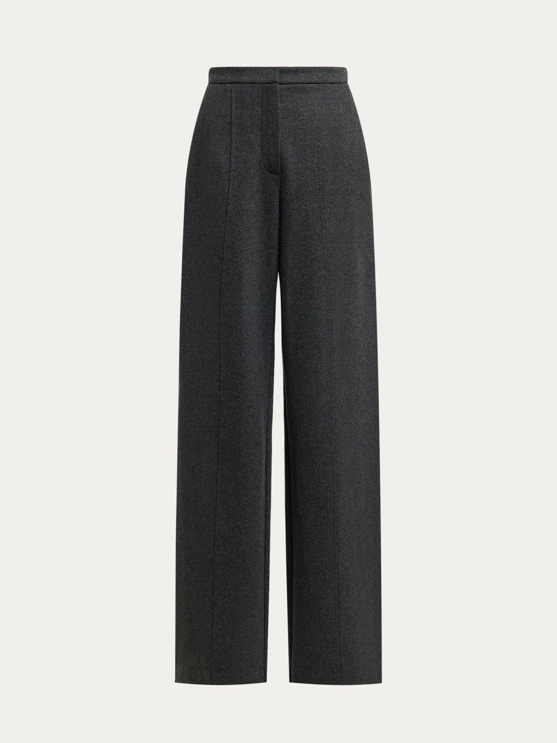 Wool-cotton trousers