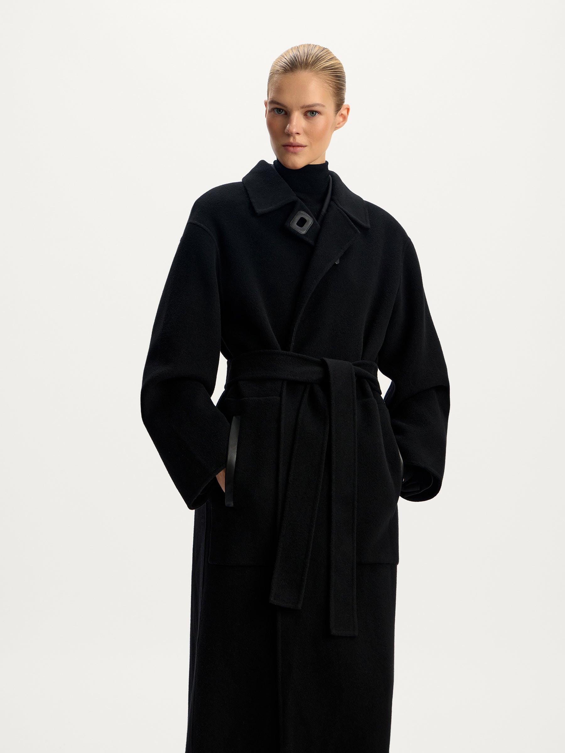 Wool-cashmere coat