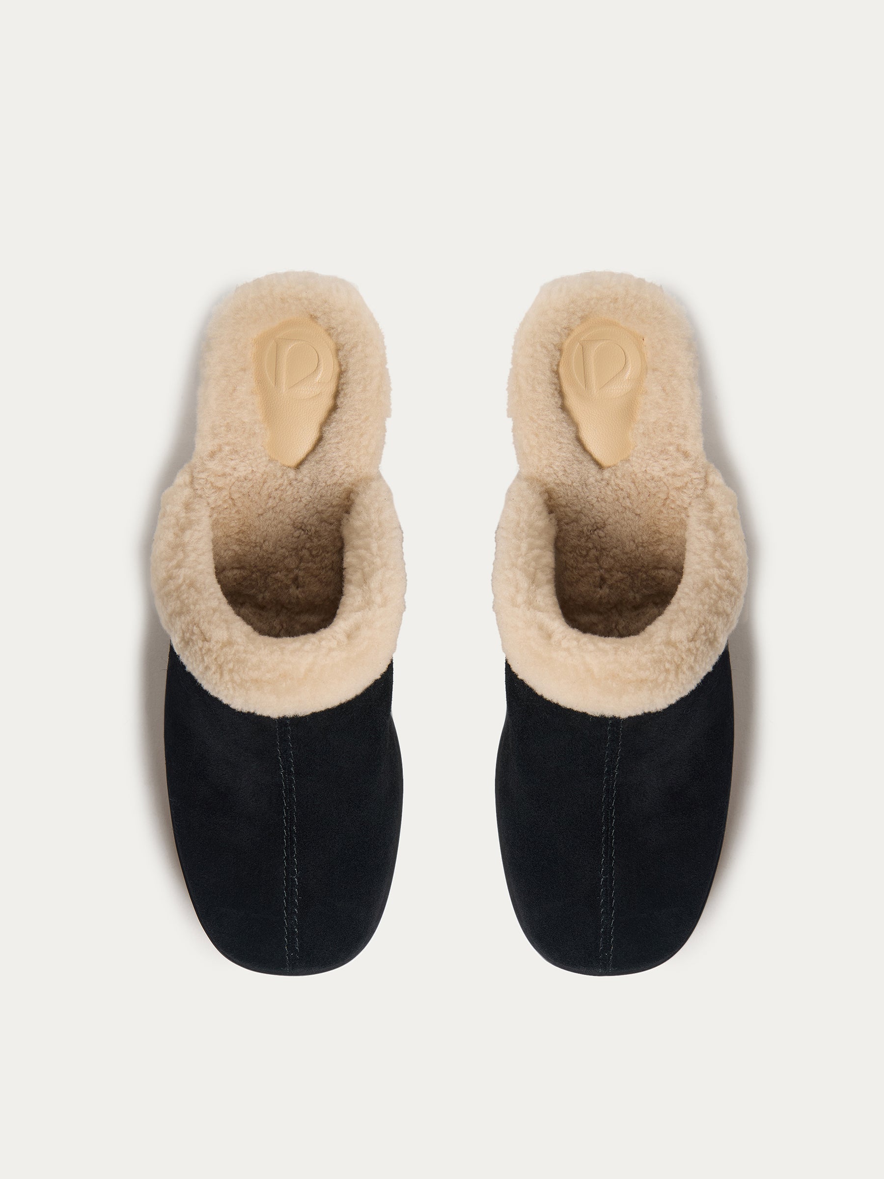 Shearling mules