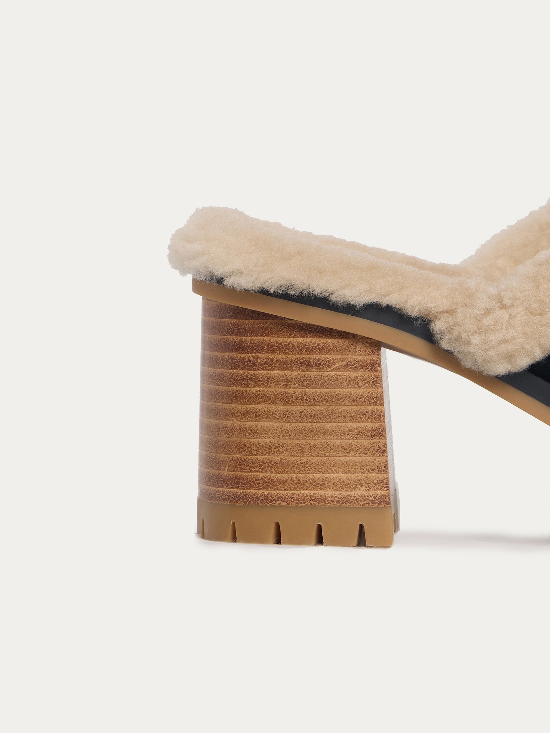 Shearling mules