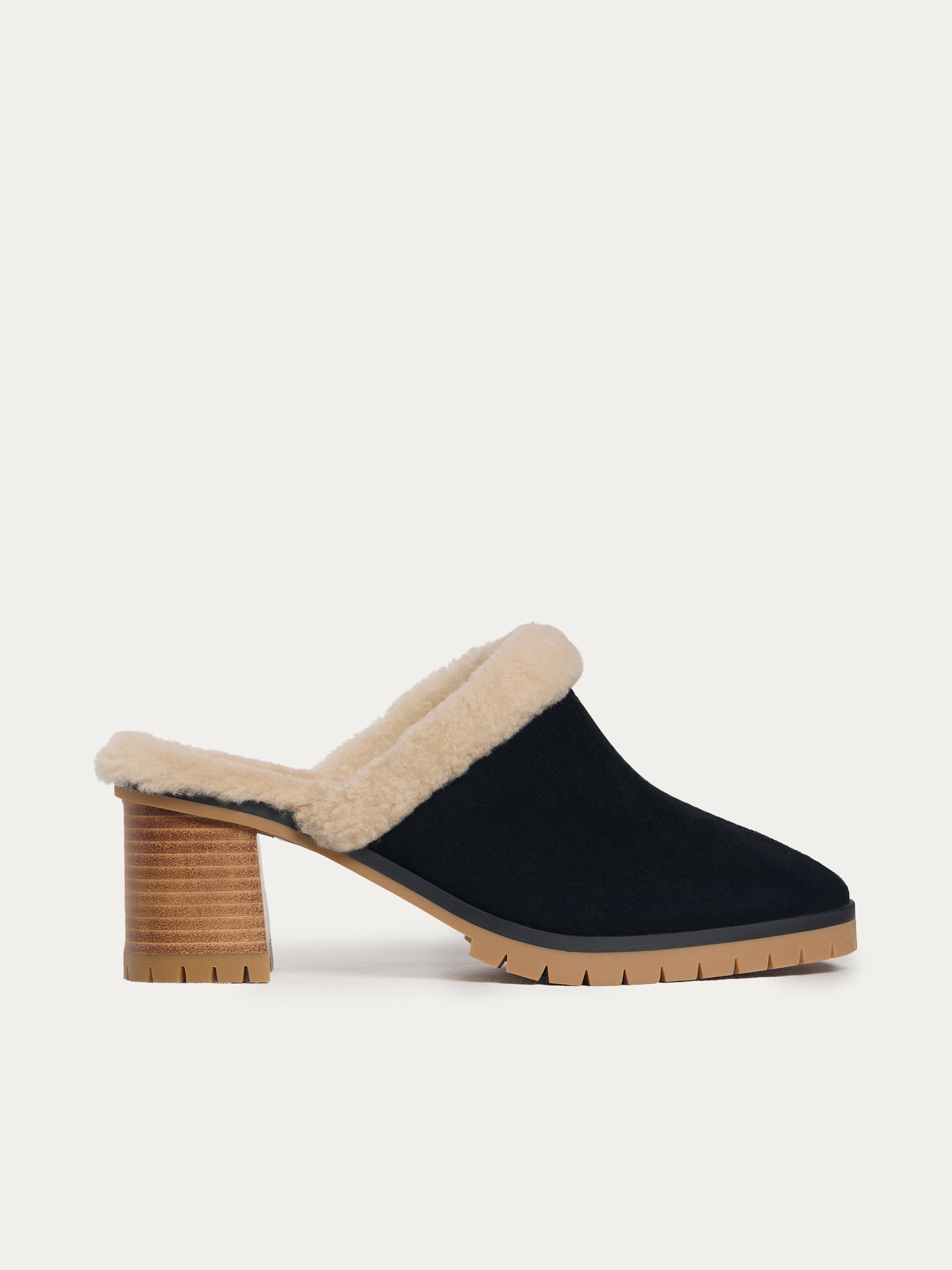 Shearling mules