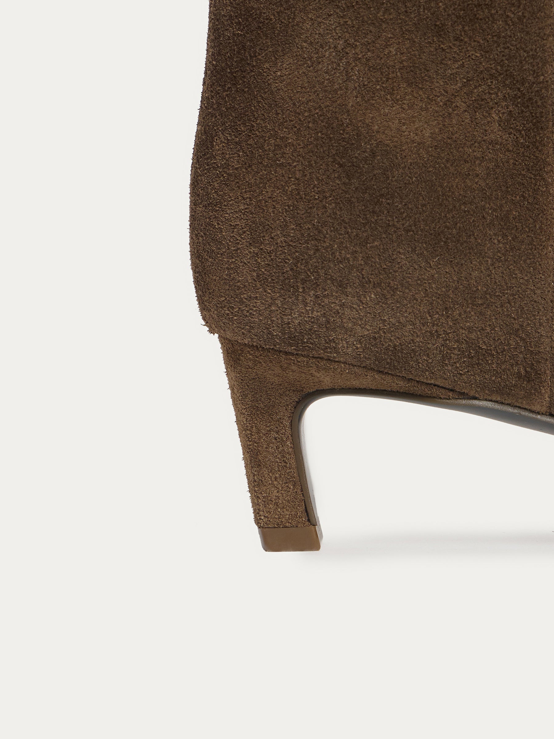 Suede ankle boots