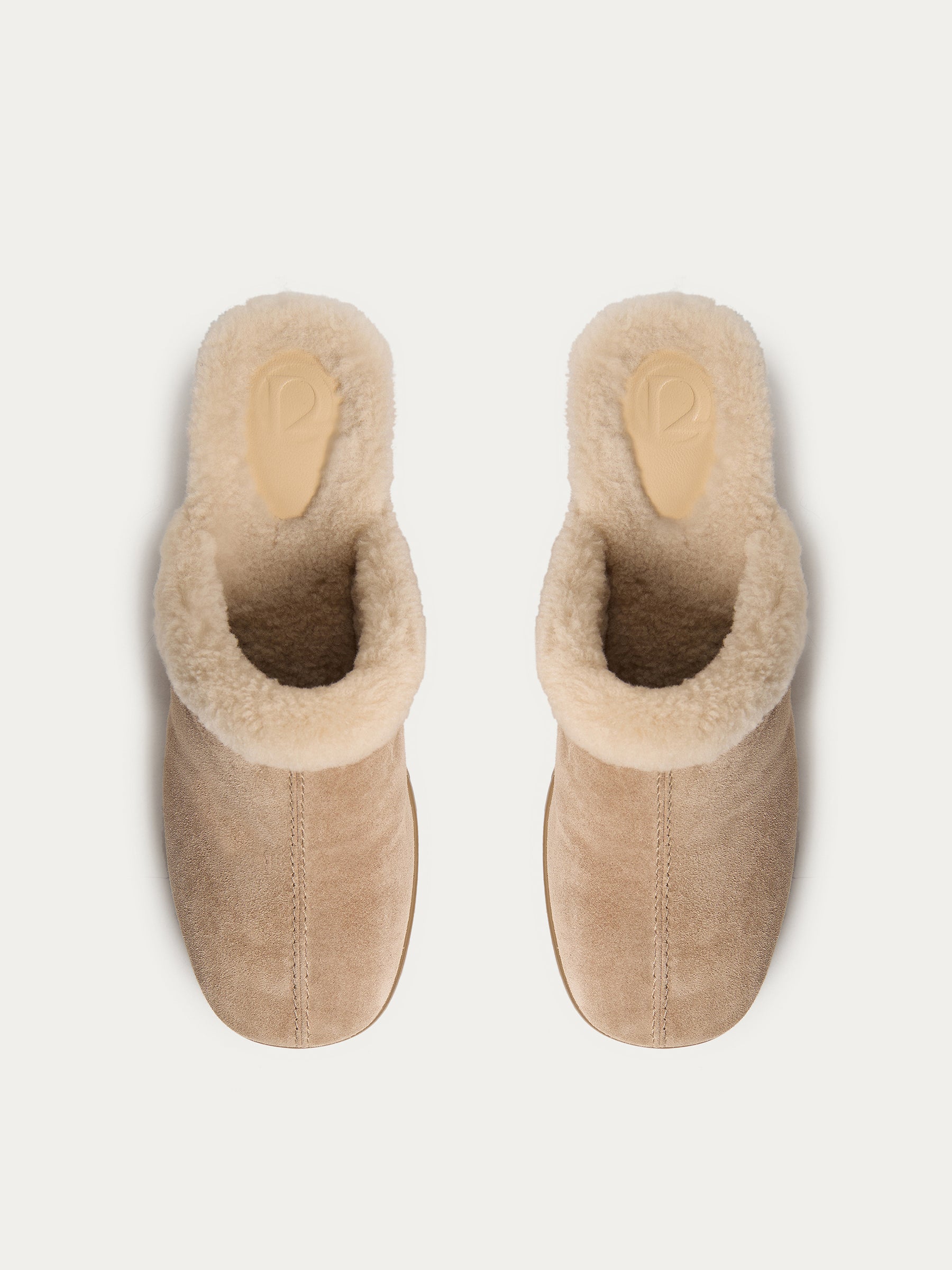 Shearling mules