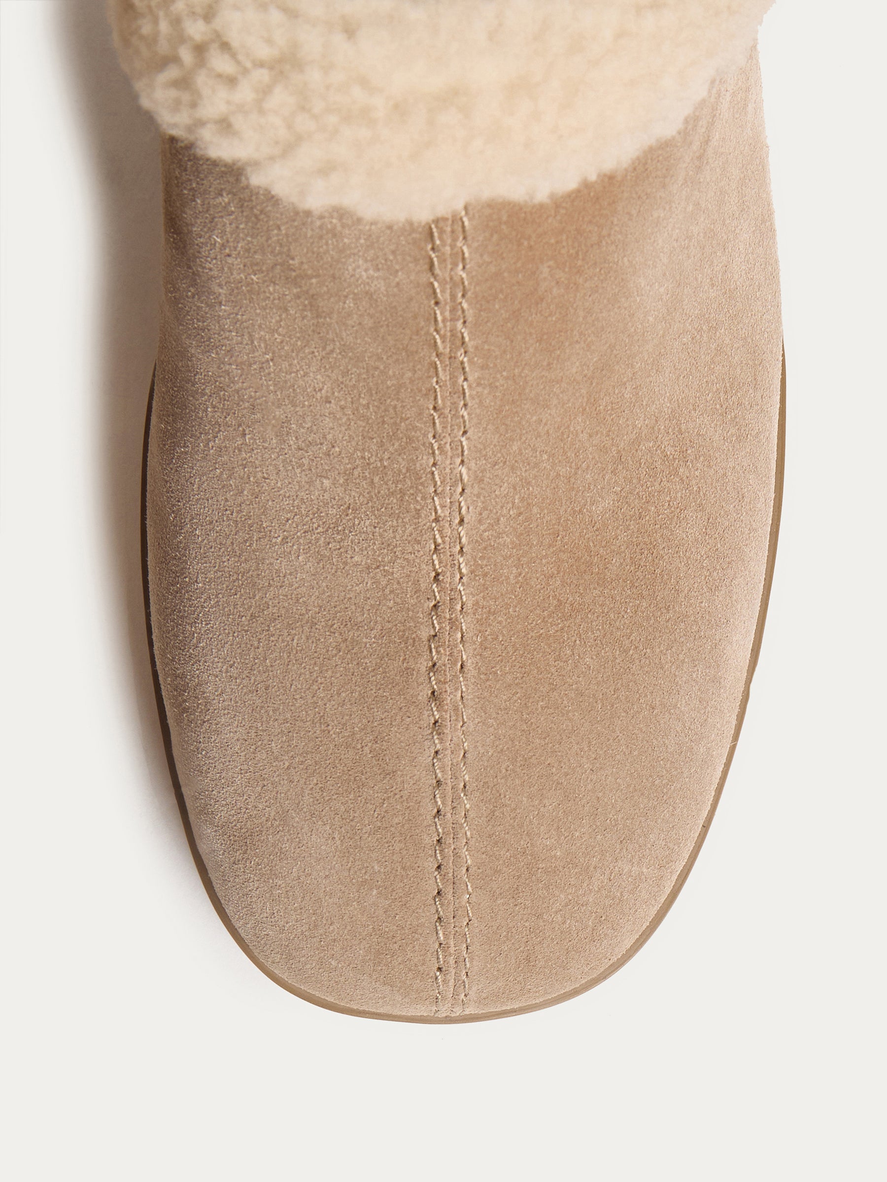 Shearling mules