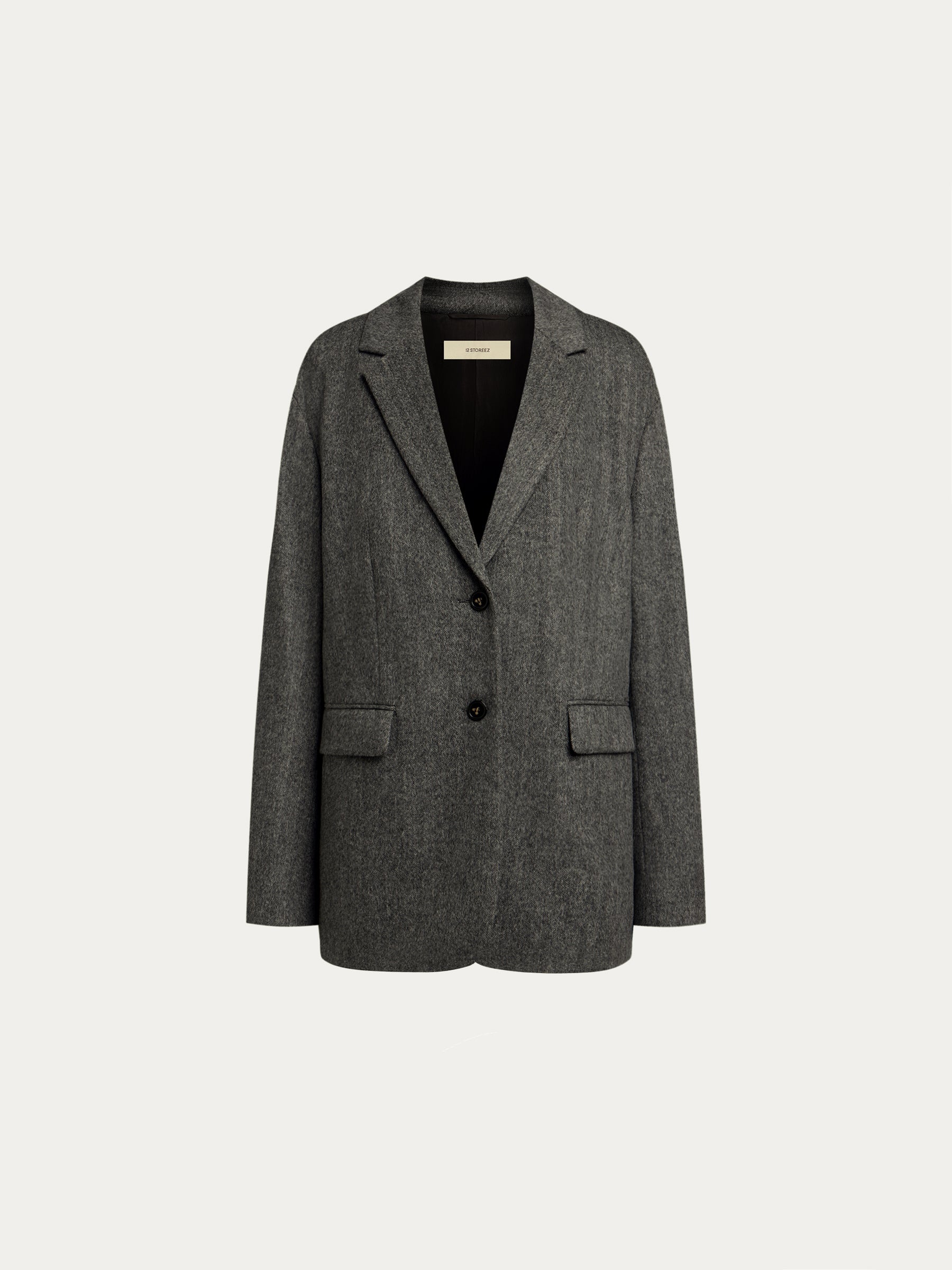 Wool-cashmere blazer