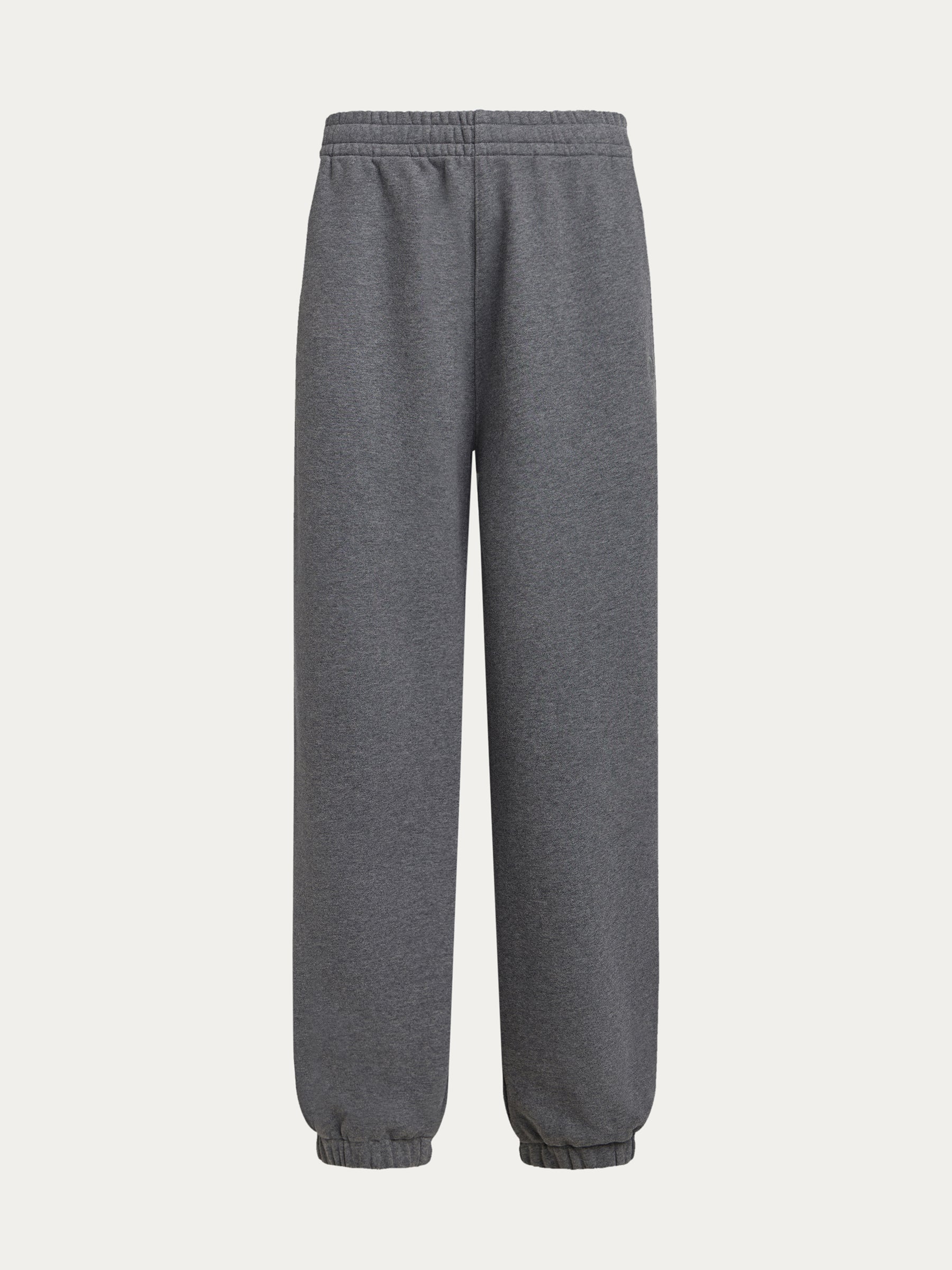 Melange terry trousers