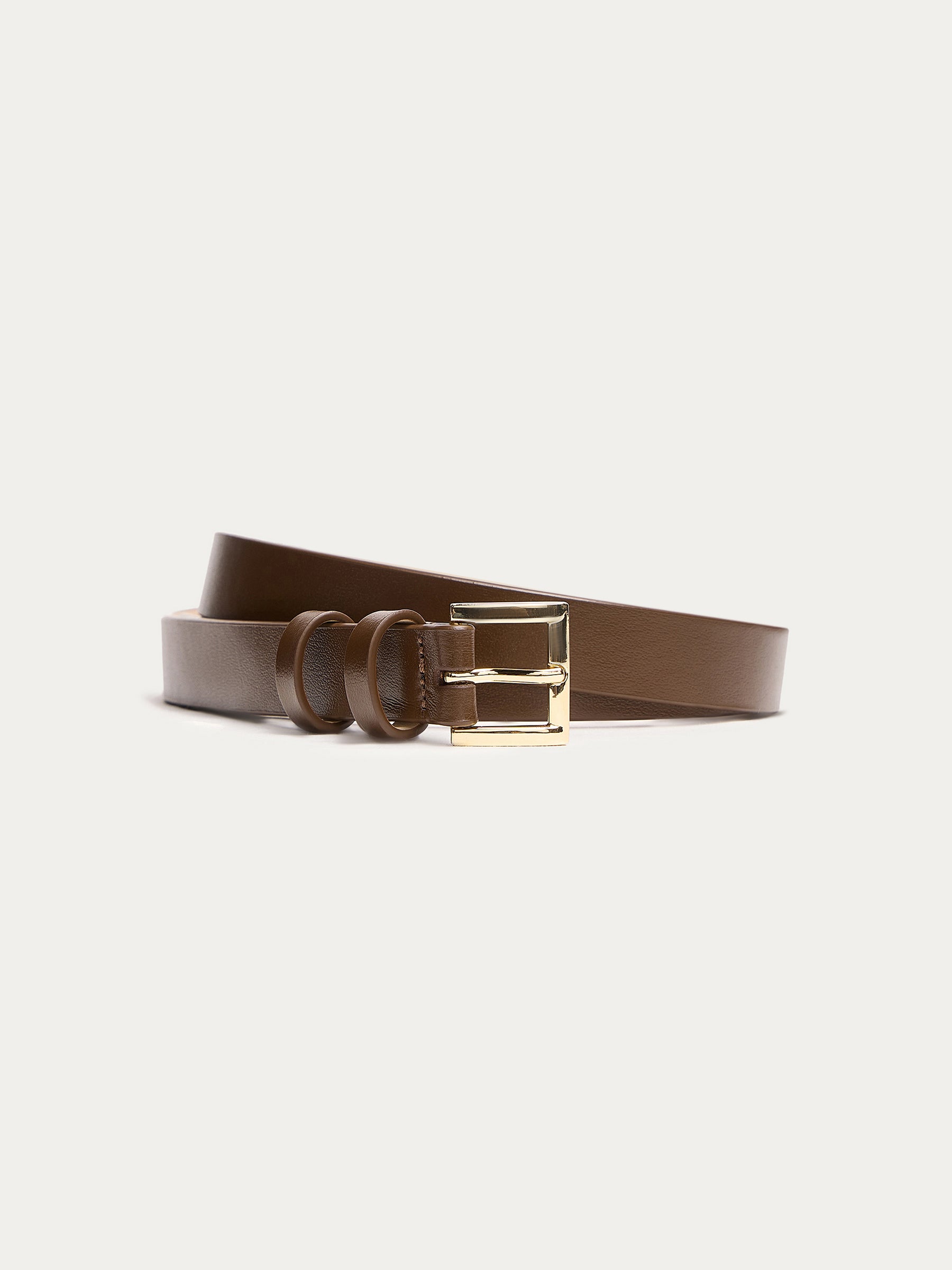 Leather belt