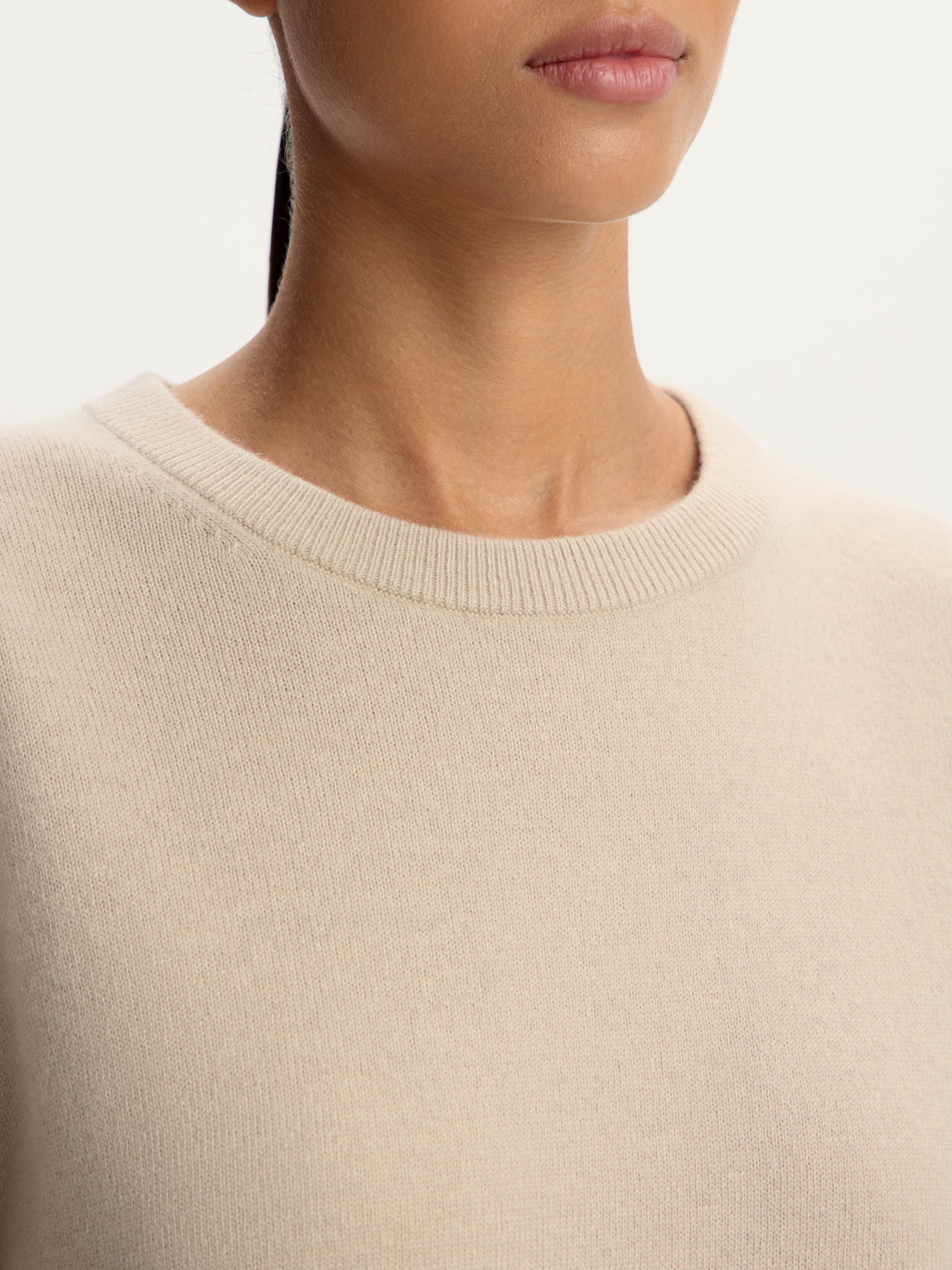 Cashmere crew neck jumper