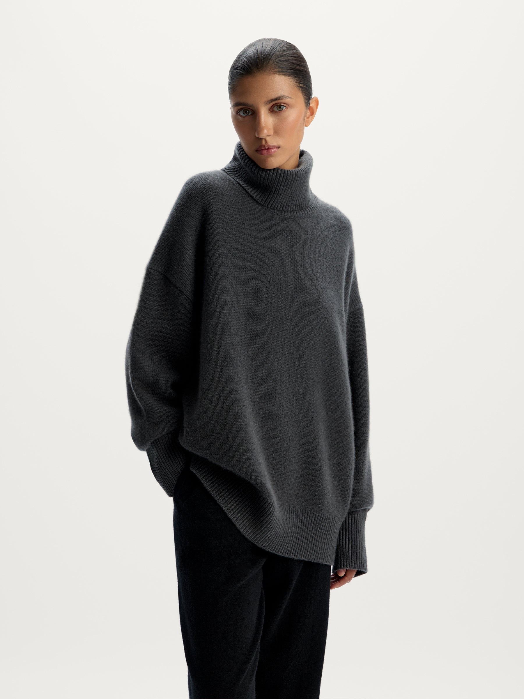 Cashmere turtleneck jumper