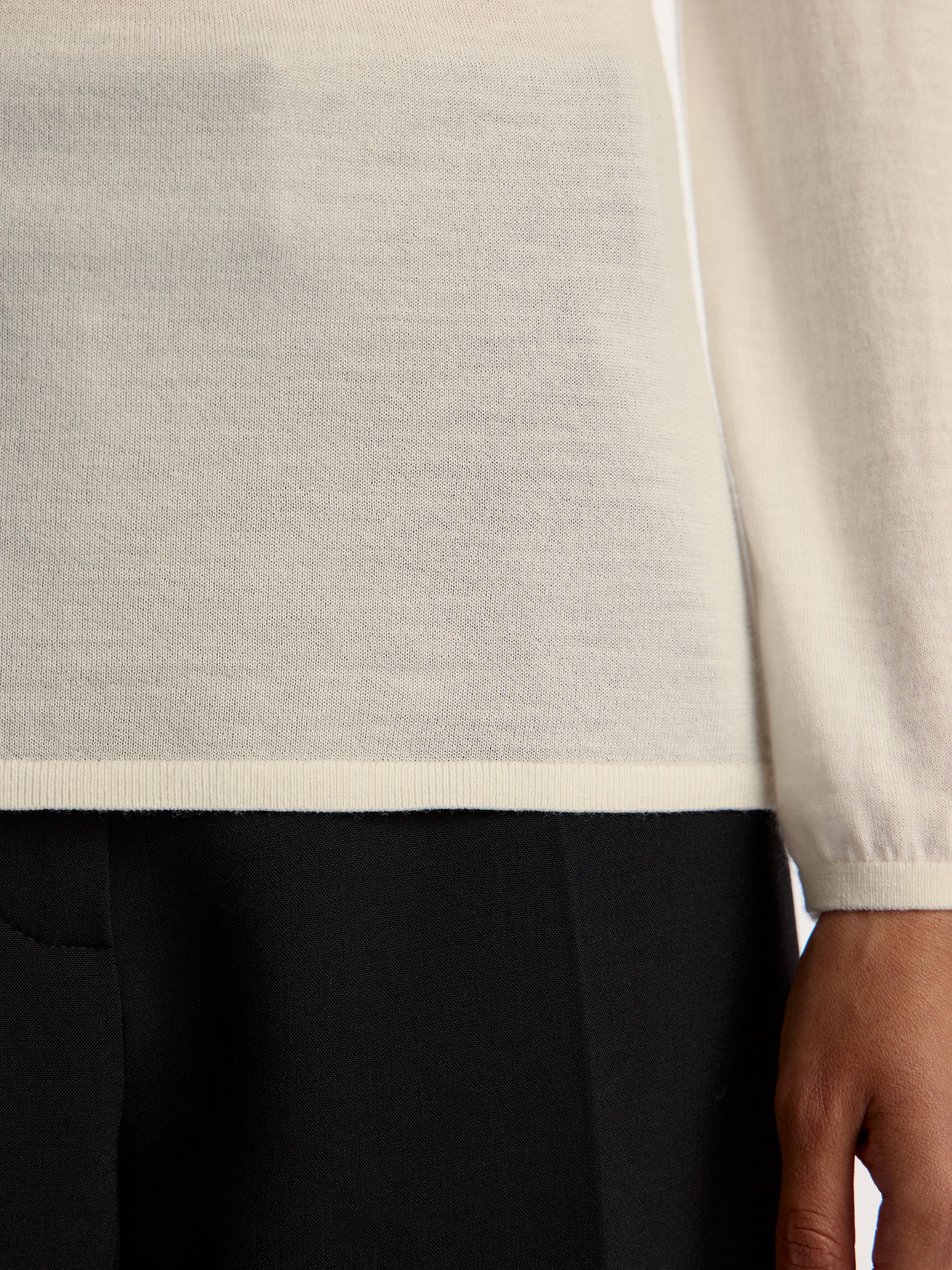 Wool-silk-cashmere jumper