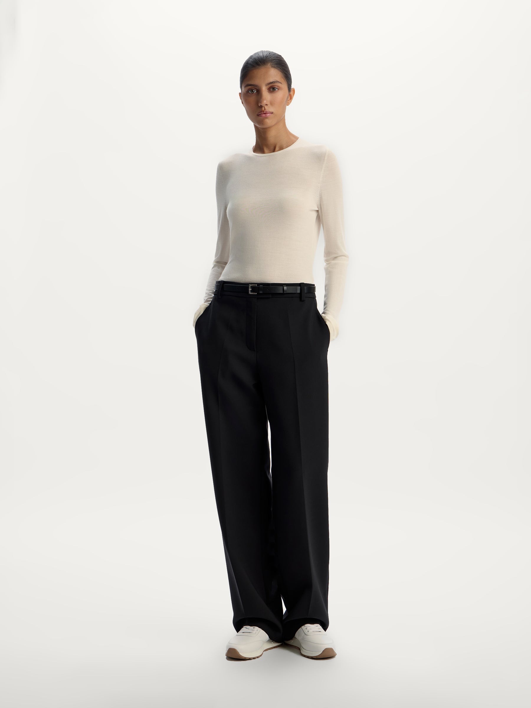 Wool-silk-cashmere jumper