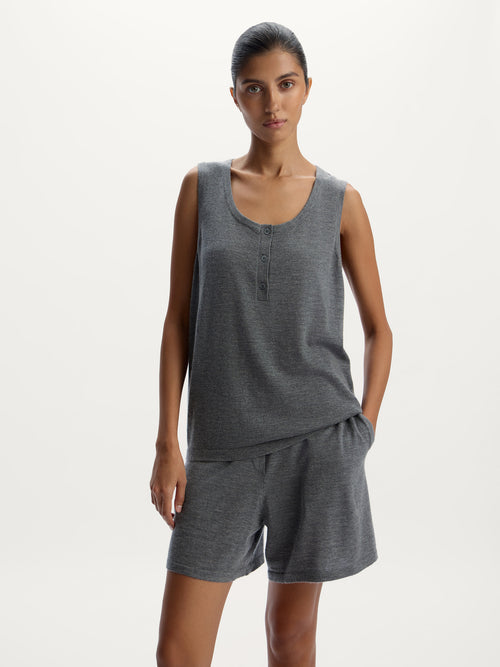 Home wool-cashmere top