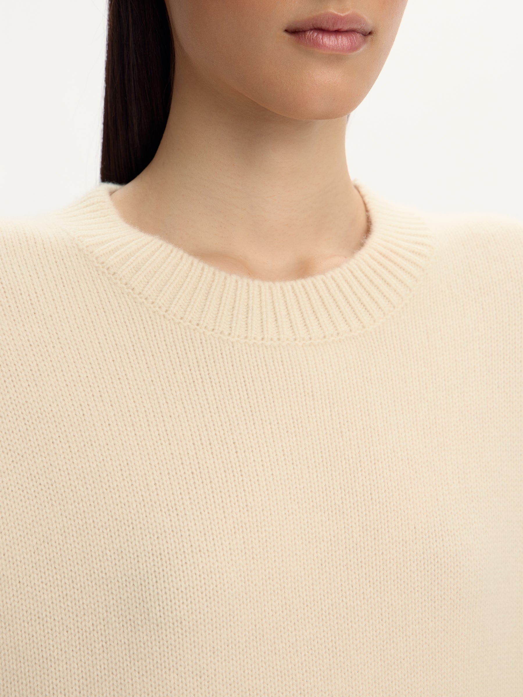 Cashmere crew neck jumper