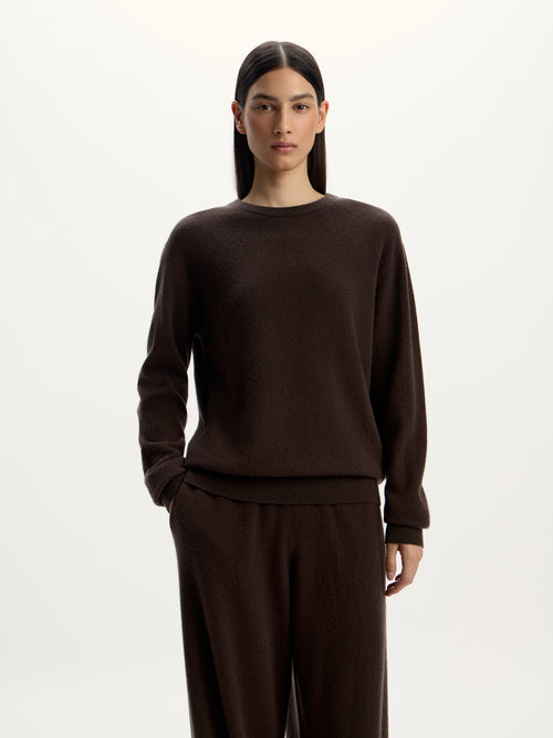 Cashmere crew neck jumper