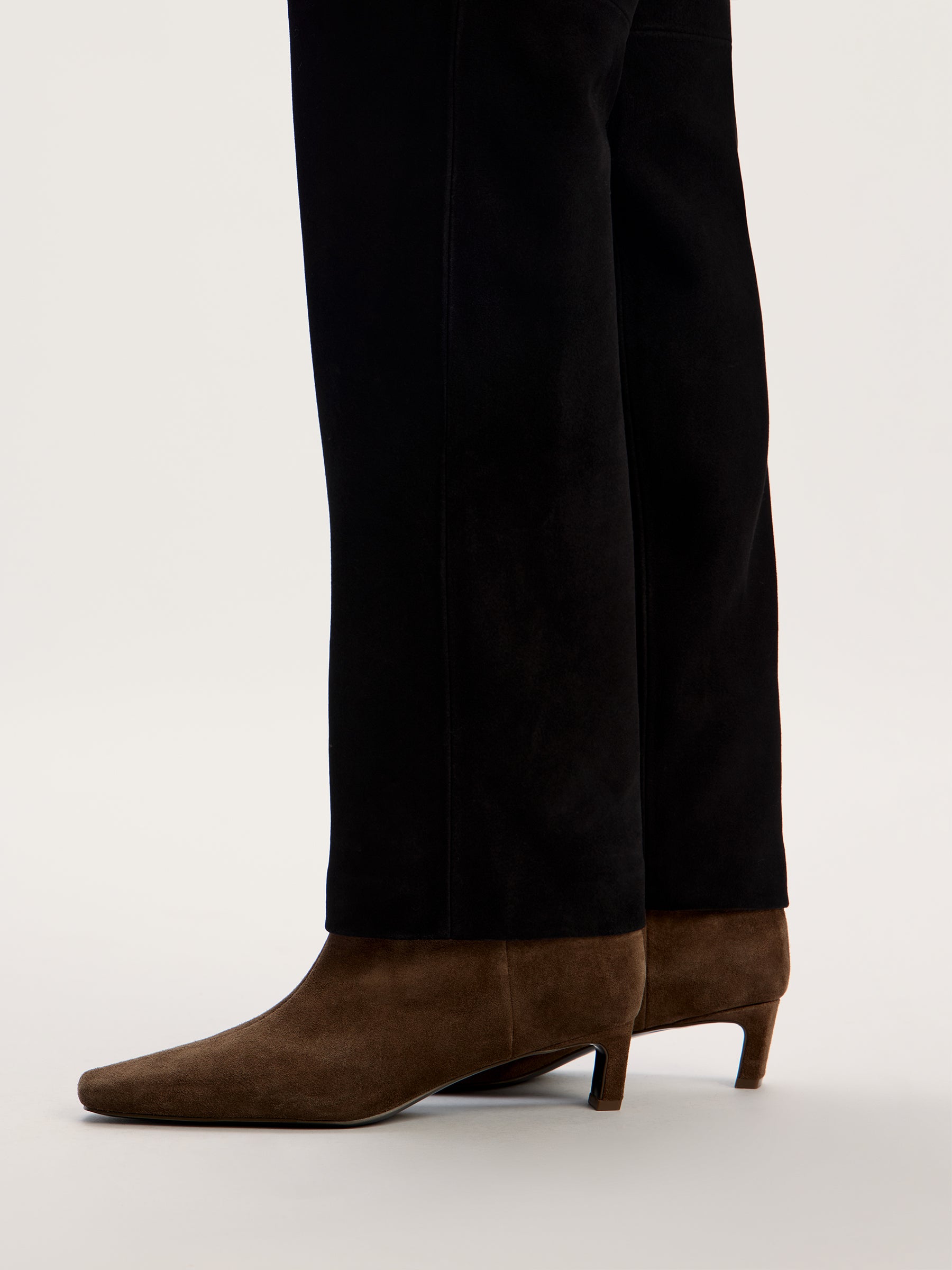 Suede ankle boots