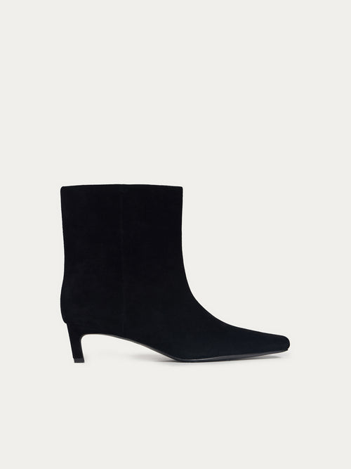 Suede ankle boots