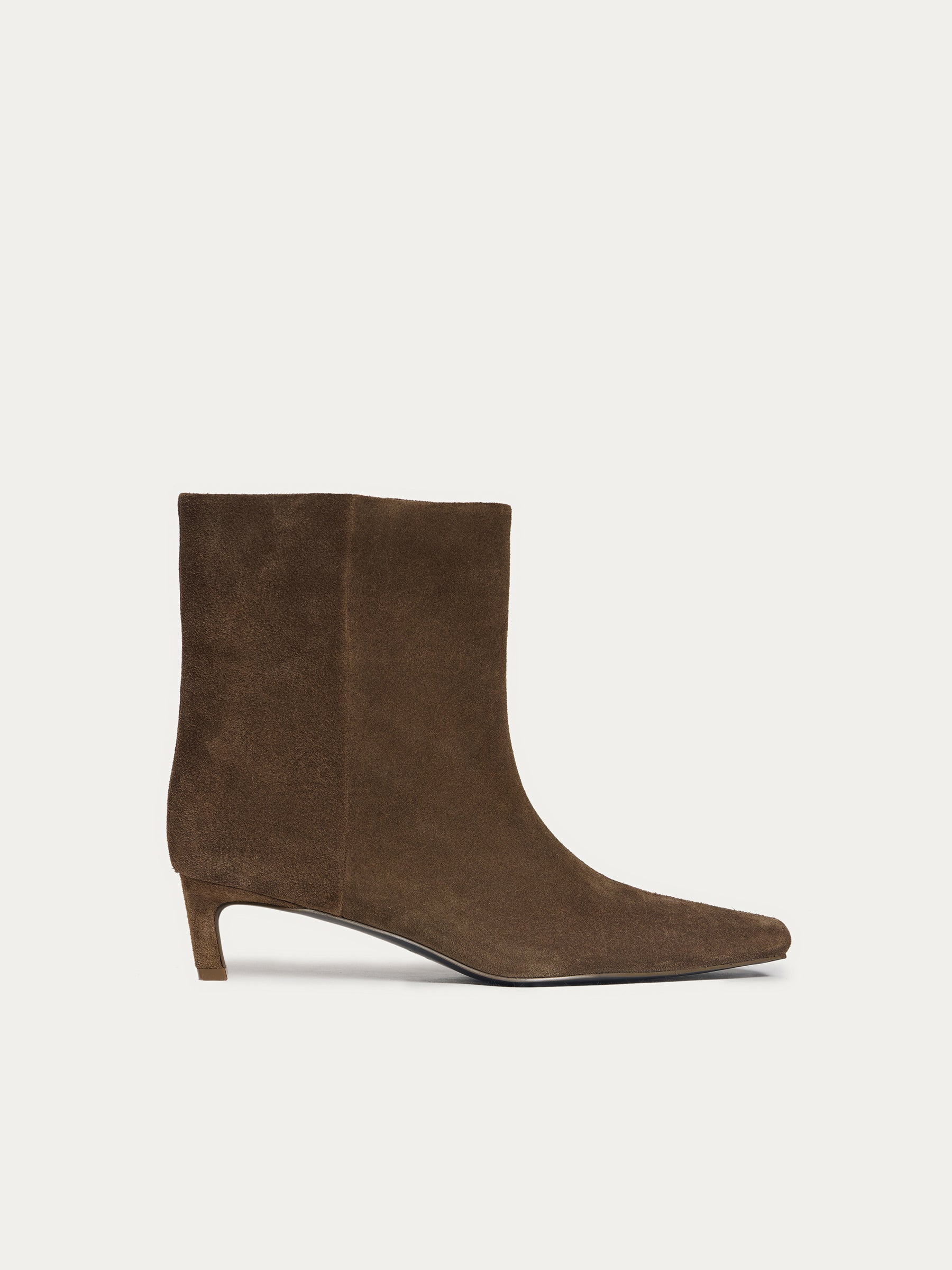 Suede ankle boots