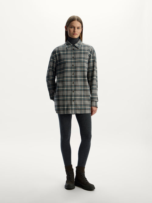 Cotton flannel shirt