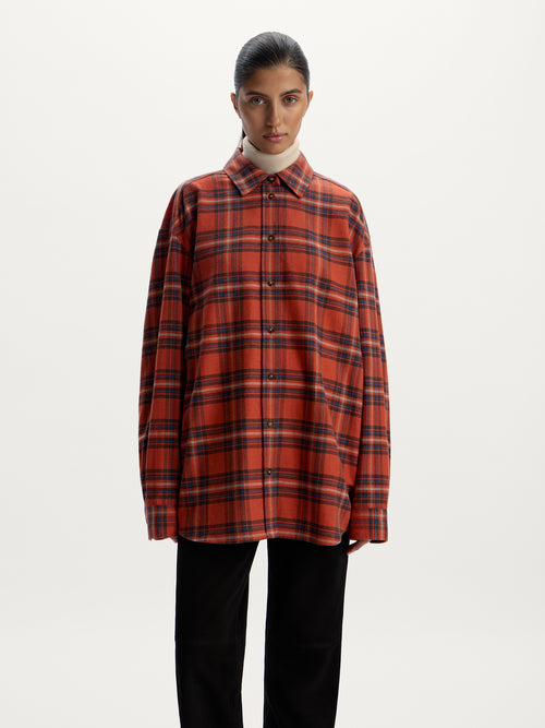 Cotton flannel shirt