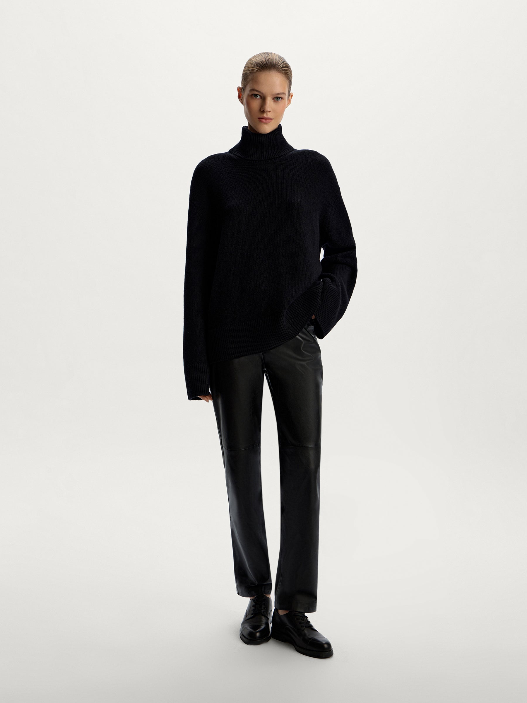 Merino turtleneck jumper