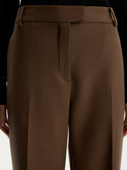 Wool-blend trousers