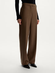 Wool-blend trousers