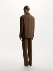 Wool-blend trousers