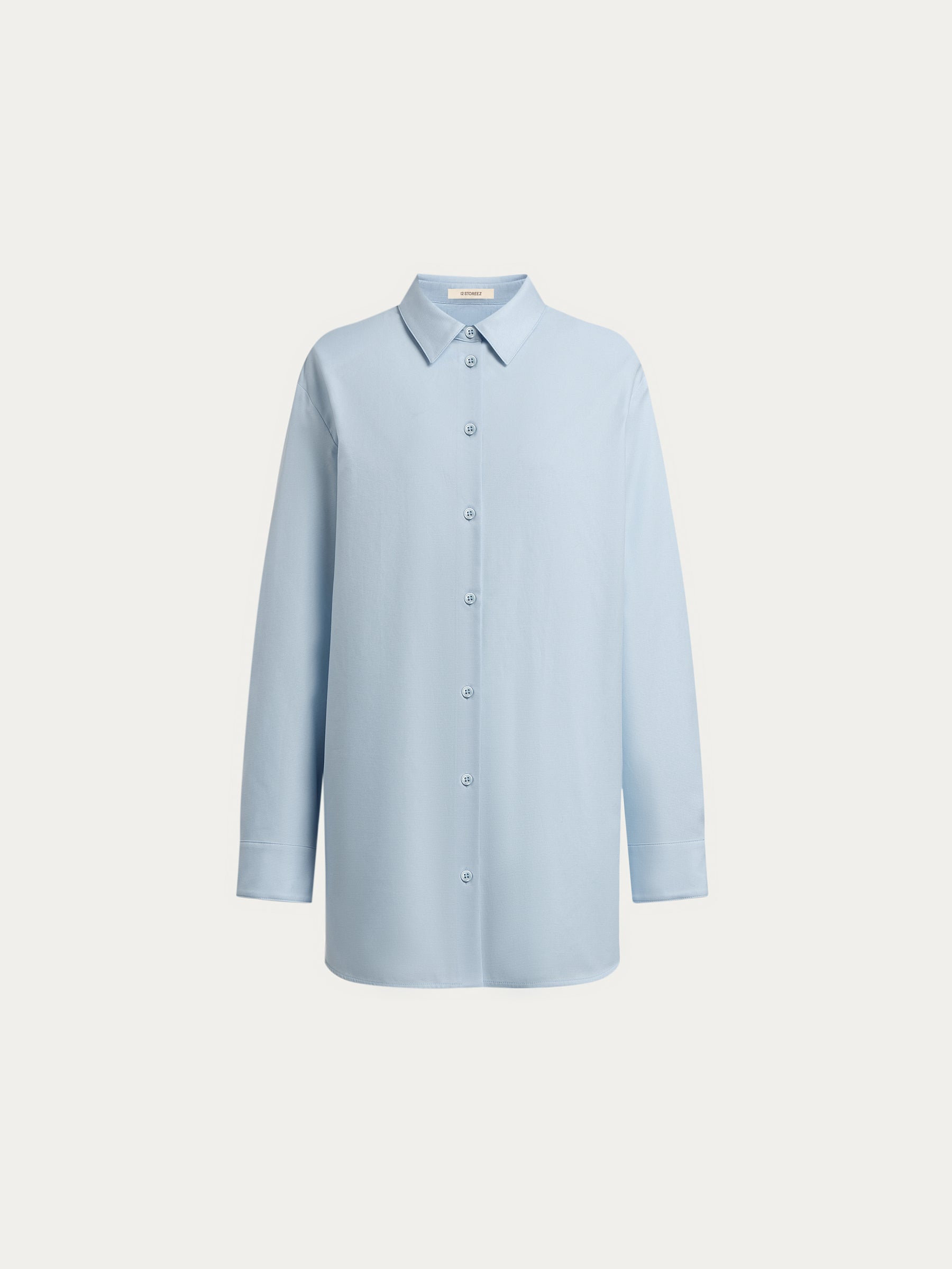 Cotton-satin shirt