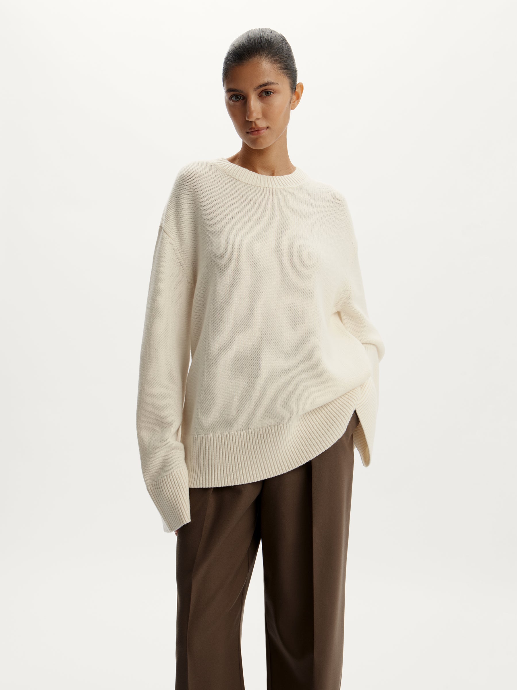 Merino crew neck jumper