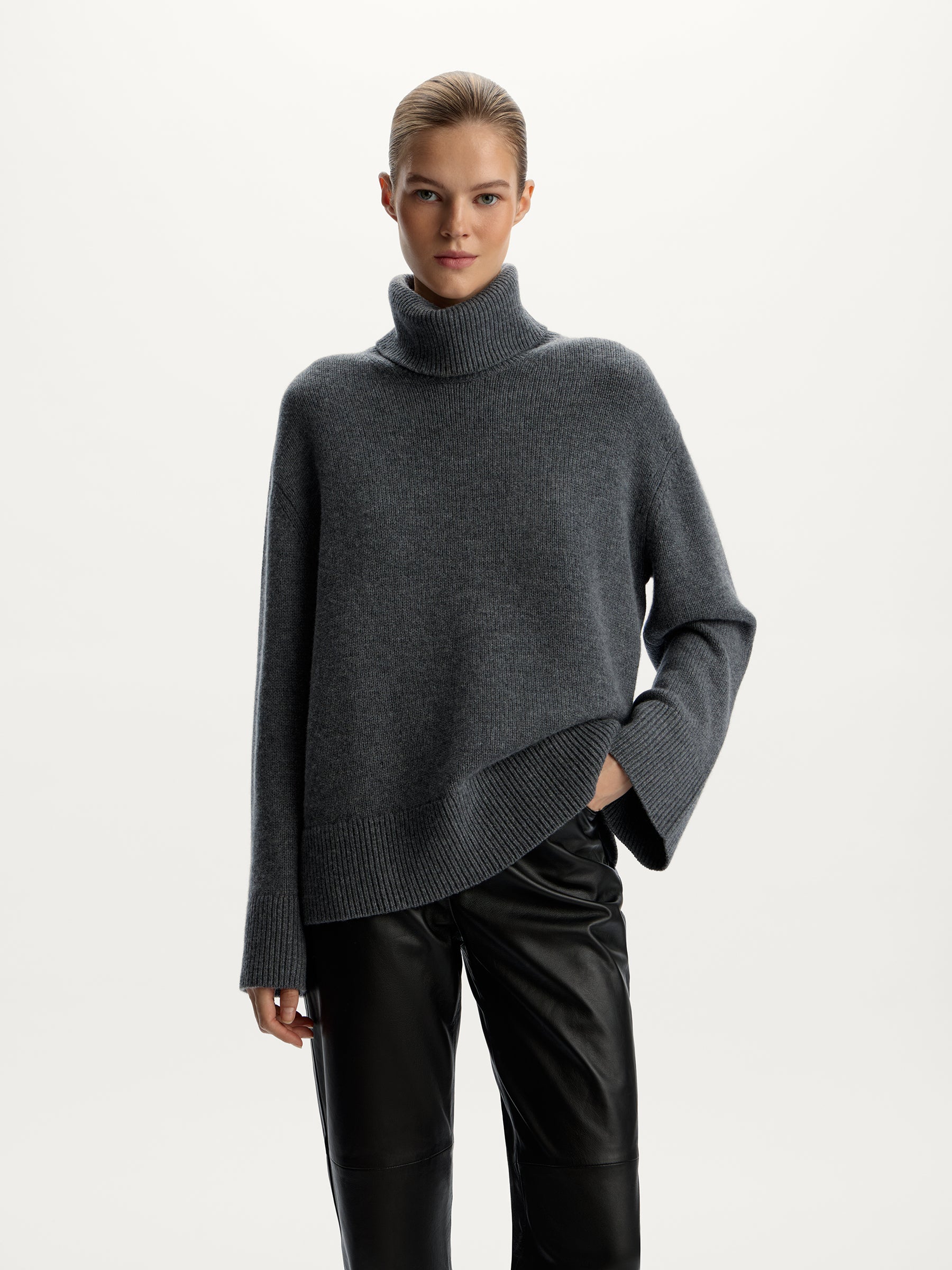 Merino turtleneck jumper