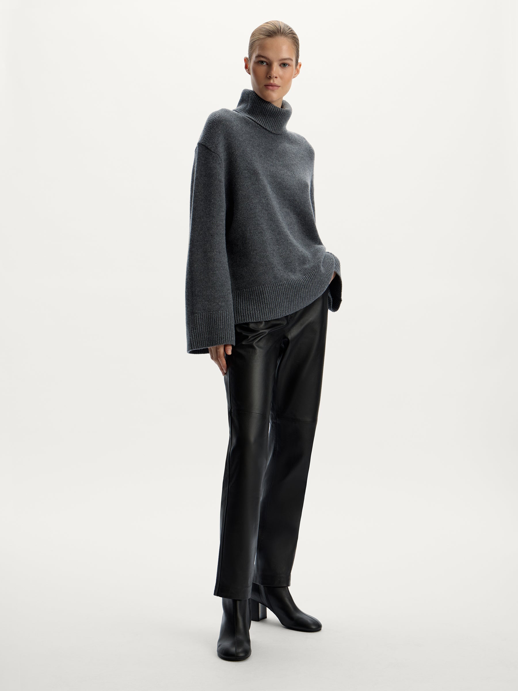 Merino turtleneck jumper