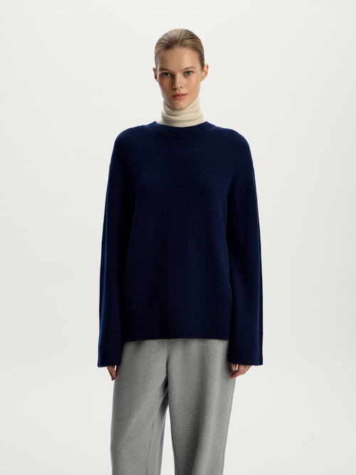 Merino crew neck jumper