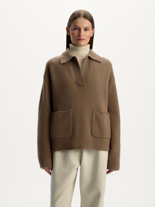 كنزة من مزيج الصوف