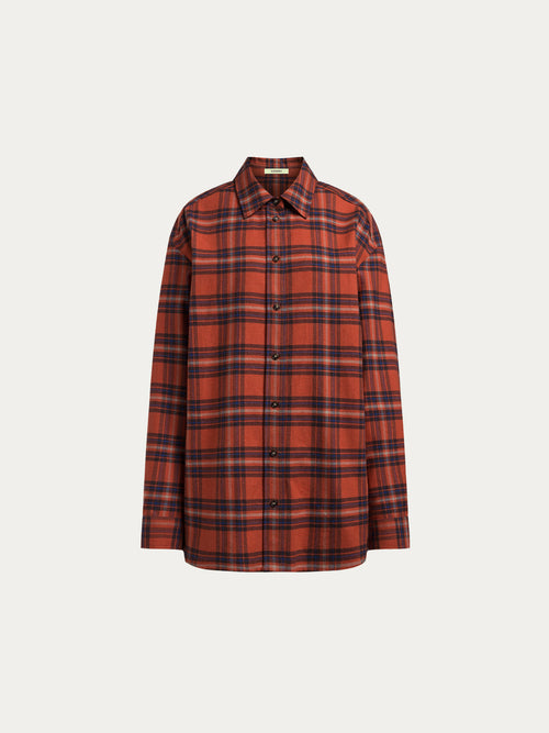 Cotton flannel shirt